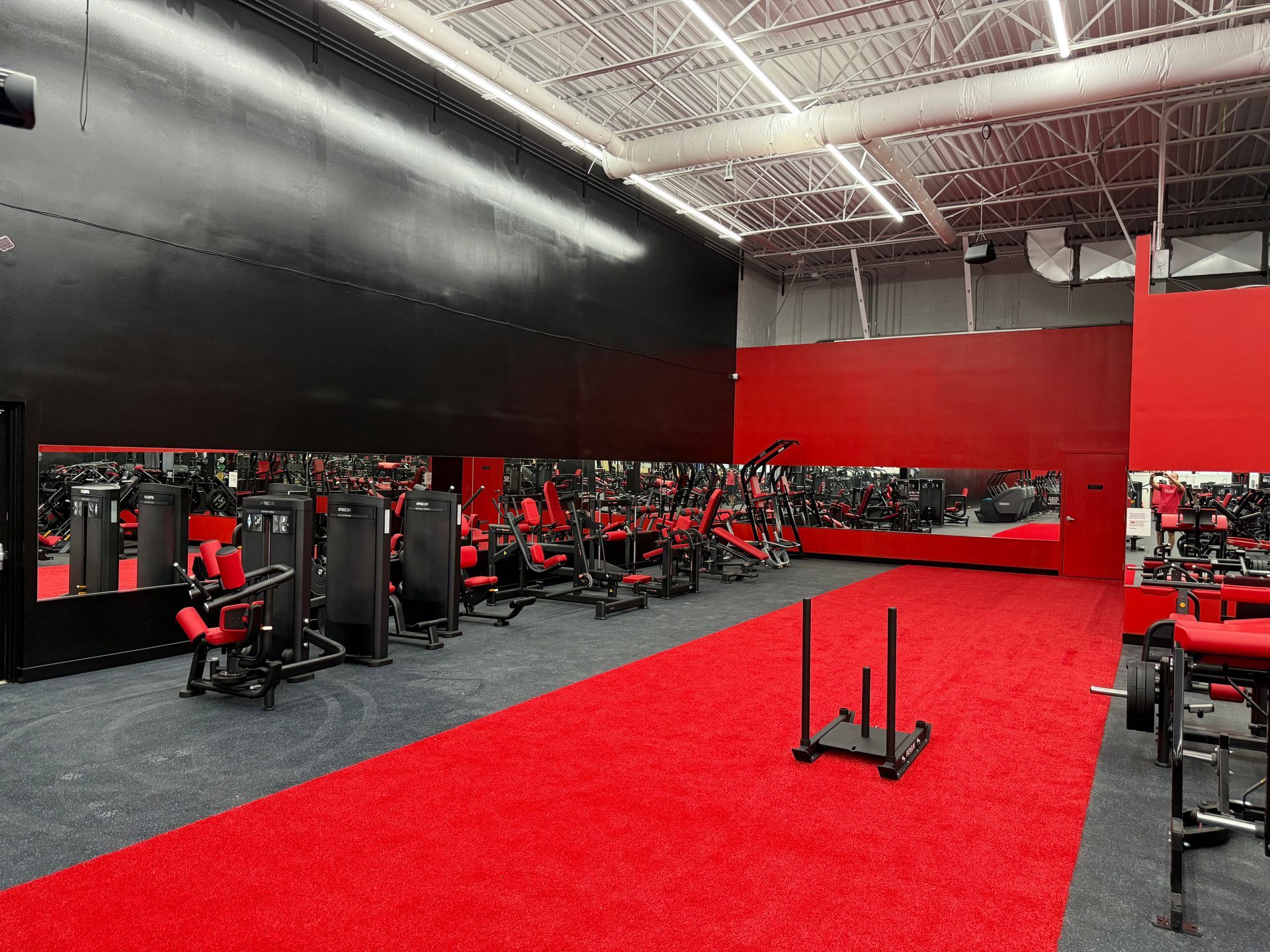 Interior view of Smash Fitness gym in Lehigh Acres Florida