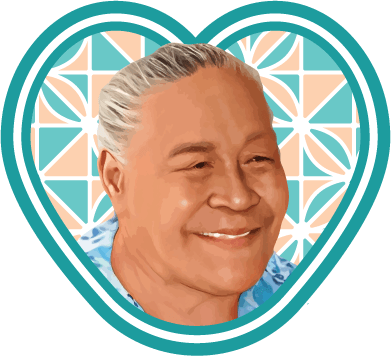 Nena Cares logo featuring Nena's face