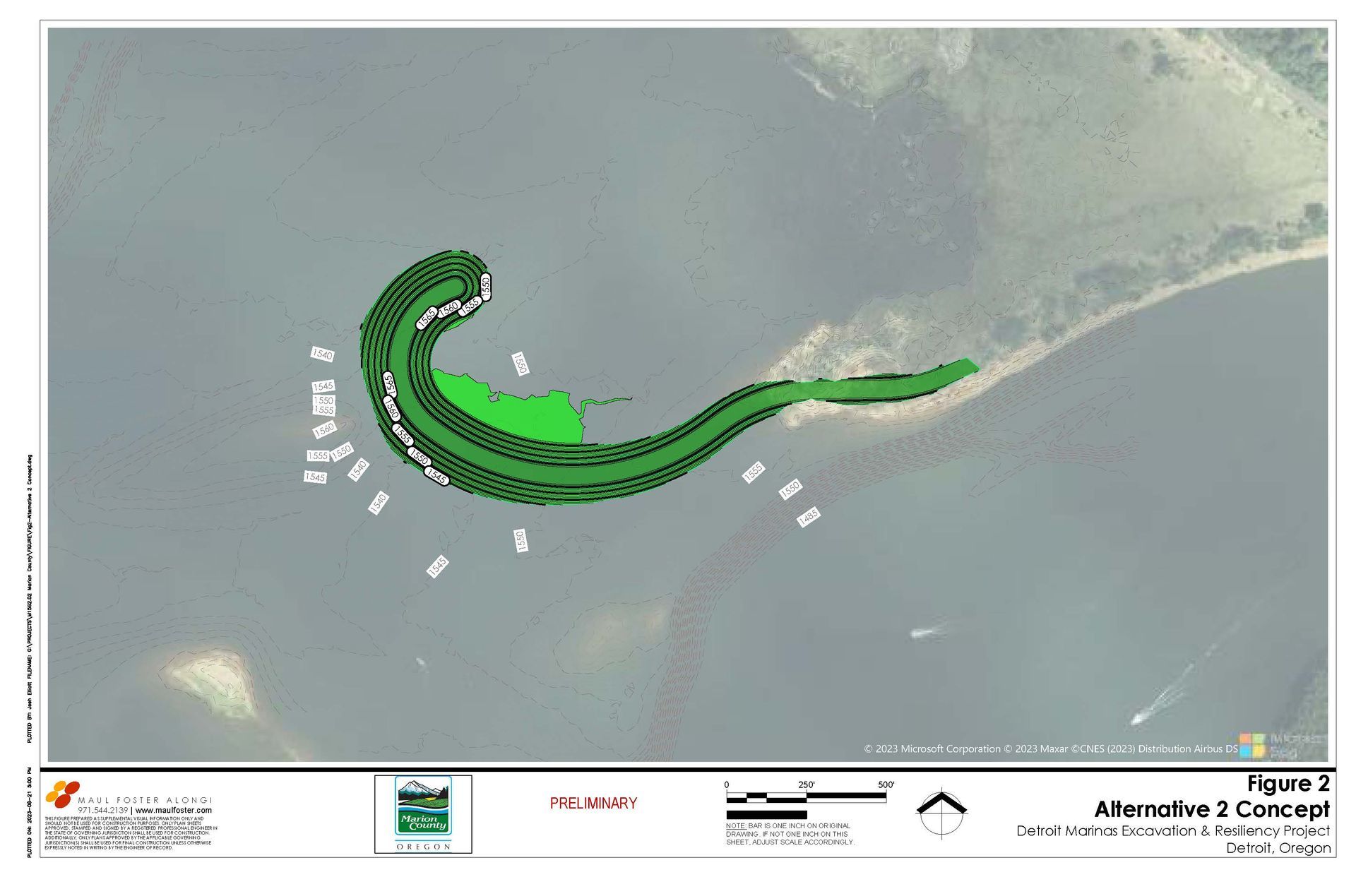 Figure rendering of Alternative 2