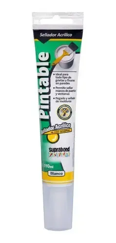 SELLADOR SUPRABOND ACRILICO PINTABLE BLANCO POMO 110ML