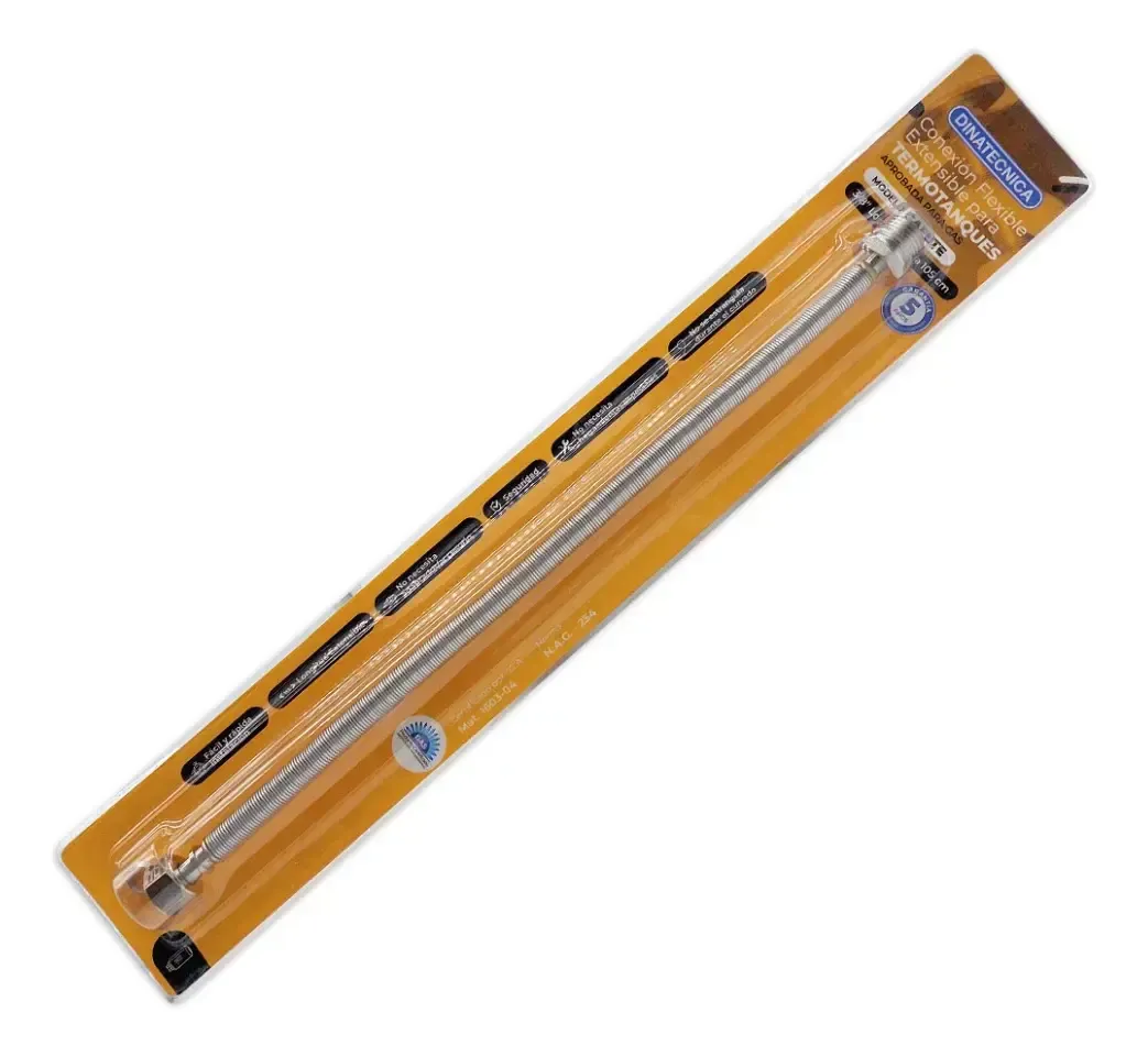 FLEXIBLE GAS EXTENSIBLE PARA TERMOTANQUES CAFETE 1/2