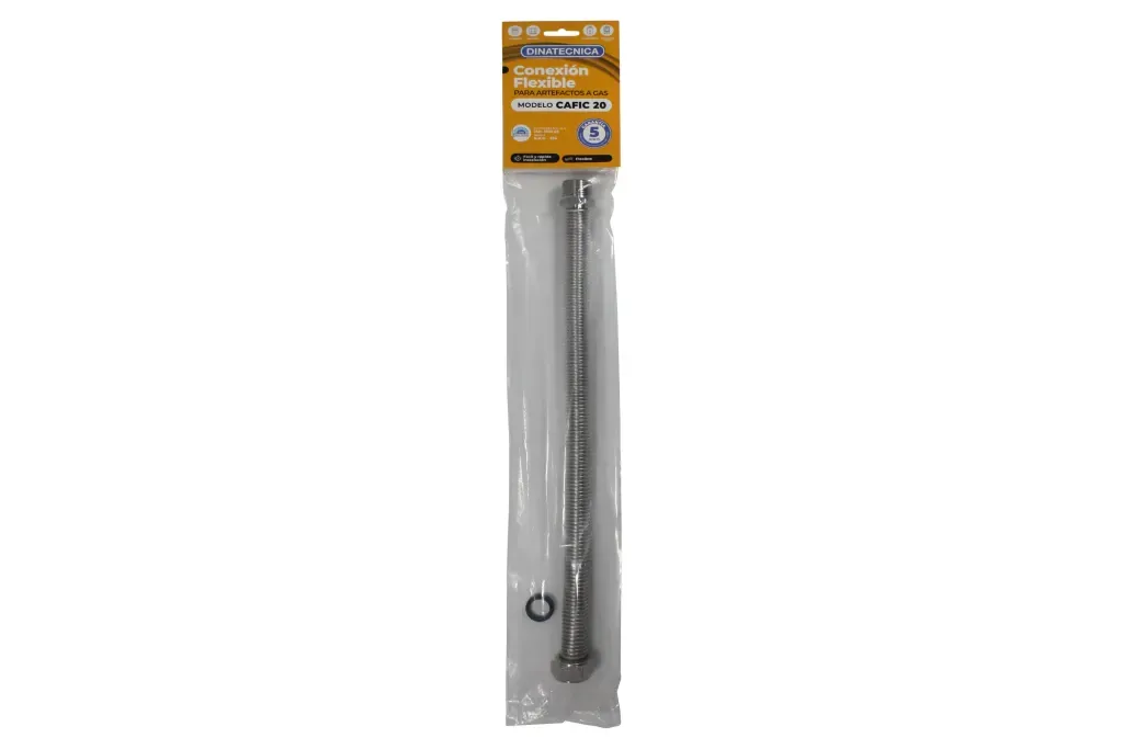 FLEXIBLE GAS CAFIC 3/4 20X45CM- DINATECNICA