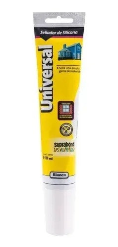 SELLADOR DE SILICONA SUPRABOND UNIVERSAL 110ML POMO BCO/TRANSPARENTE