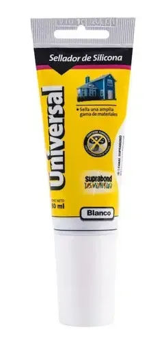 SELLADOR DE SILICONA SUPRABOND UNIVERSAL 60ML POMO BCO/NEGRO/TRANSP.