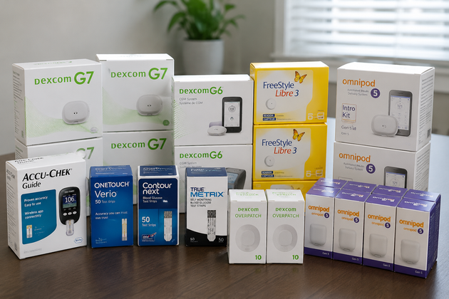 Assorted G7 coffee and tea boxes and sachets arranged on a table, mostly white, green, blue, yellow, and purple packaging