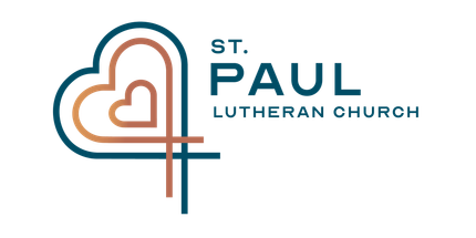 Logo containing 3 concentric hearts, with