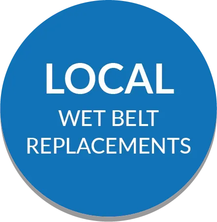 A blue circle with the words `` local clutch experts '' written on it.