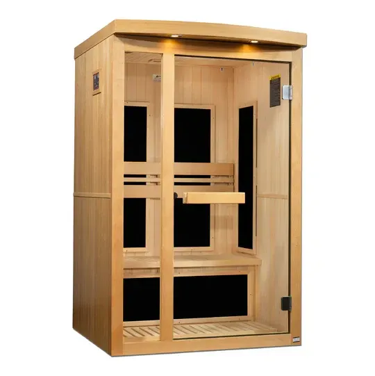 Pro 6 P6-5220-01 Near Zero EMF Far Infrared Sauna 2 Person Clear Glass Pro 6 P6-5220-01 Near Zero EMF Far Infrared Sauna 2 Person Clear Glass