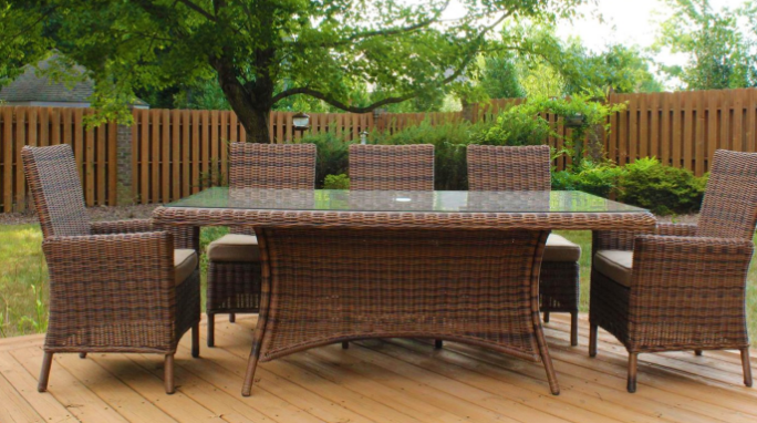 Del Ray Rectangular Dining — Boothwyn, PA — Half Price Hot Tubs Del Ray Rectangular Dining — Boothwyn, PA — Half Price Hot Tubs