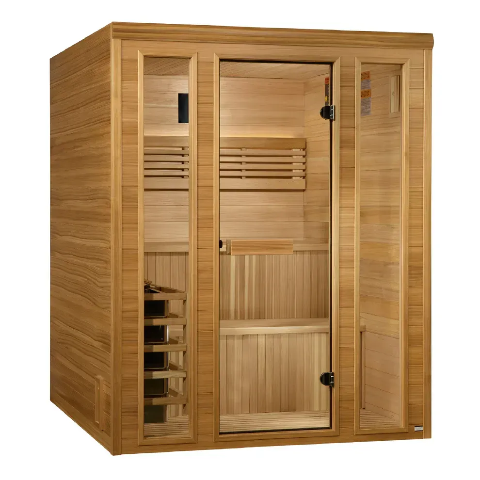 Pro 6 P6-5210-01 Near Zero EMF Far Infrared Sauna Clear Glass 1-2 Person Pro 6 P6-5210-01 Near Zero EMF Far Infrared Sauna Clear Glass 1-2 Person