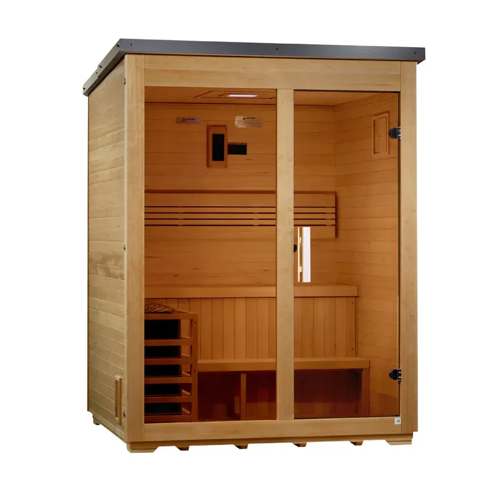 Pro 6 P6-5210-01 Near Zero EMF Far Infrared Sauna Clear Glass 1-2 Person Pro 6 P6-5210-01 Near Zero EMF Far Infrared Sauna Clear Glass 1-2 Person