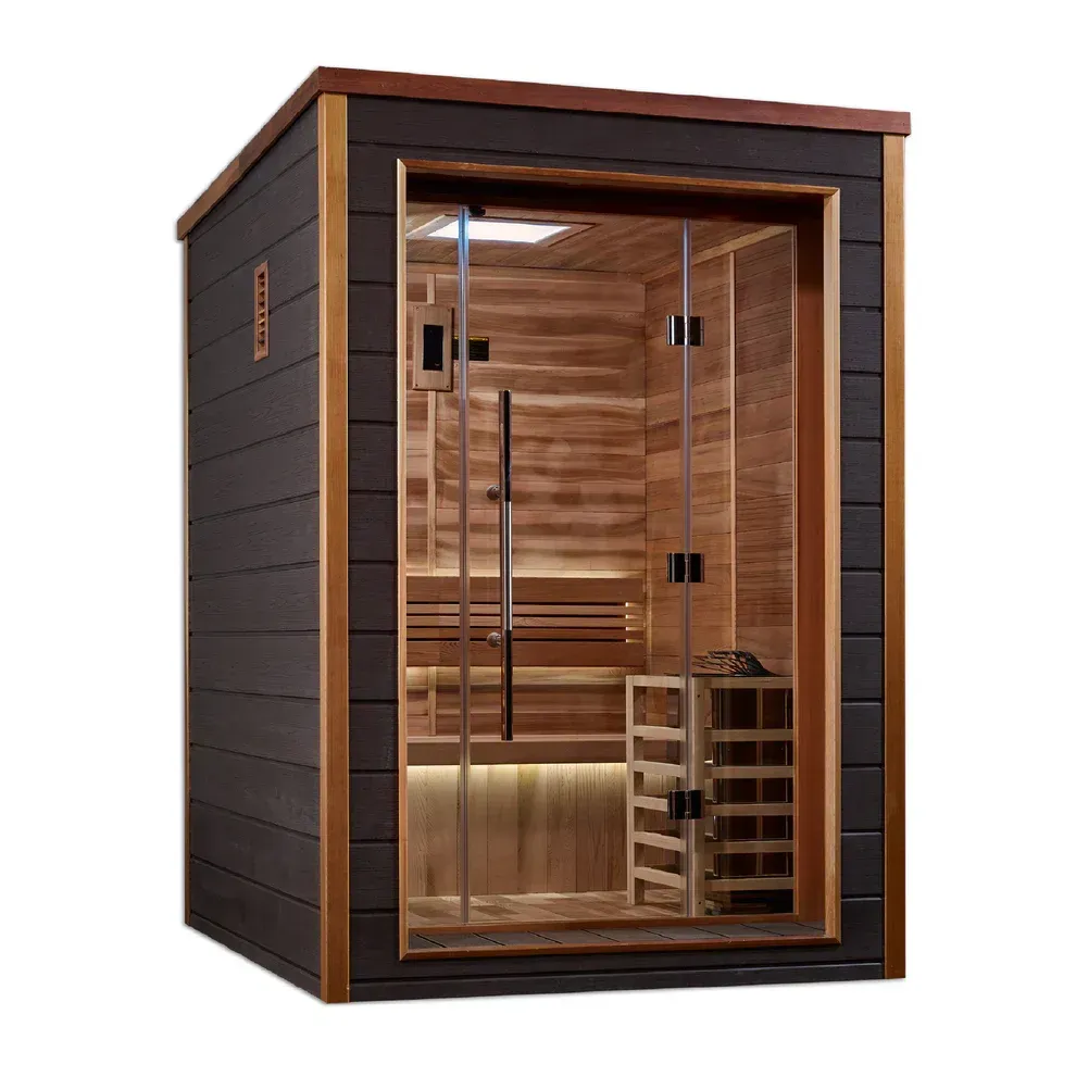 Pro 6 P6-5210-01 Near Zero EMF Far Infrared Sauna Clear Glass 1-2 Person Pro 6 P6-5210-01 Near Zero EMF Far Infrared Sauna Clear Glass 1-2 Person