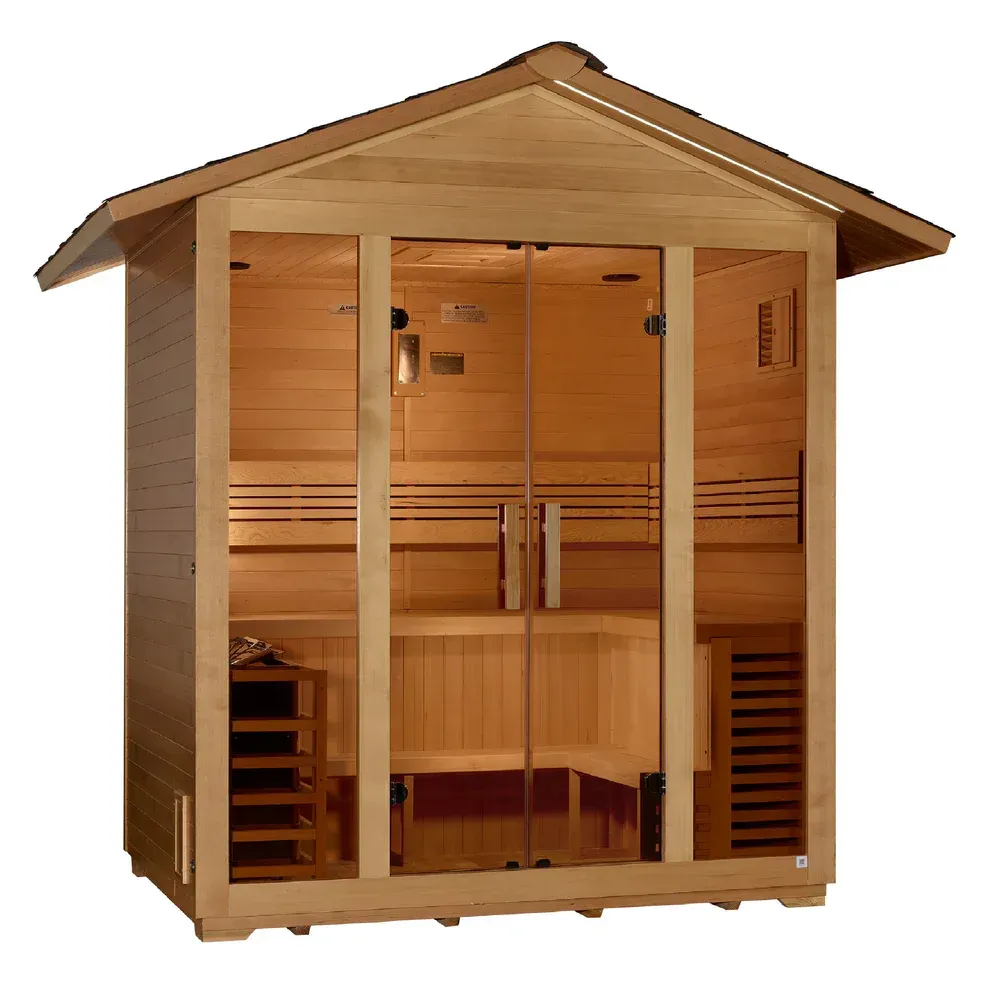 Pro 6 P6-5210-01 Near Zero EMF Far Infrared Sauna Clear Glass 1-2 Person Pro 6 P6-5210-01 Near Zero EMF Far Infrared Sauna Clear Glass 1-2 Person