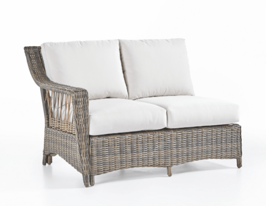 St John One Arm Loveseat Left Side Facing — Boothwyn, PA — Half Price Hot Tubs
