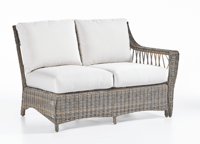 St John One Arm Loveseat Right Side Facing — Boothwyn, PA — Half Price Hot Tubs