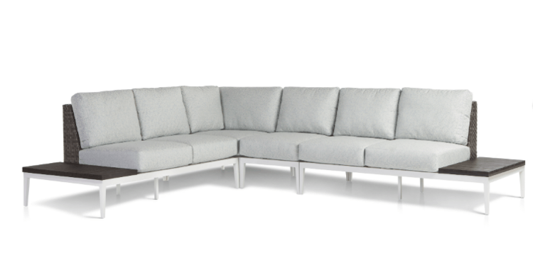 Stevie Sectiona L-Shaped Asymmetrical 4pc With Side Tables — Boothwyn, PA — Half Price Hot Tubs Stevie Sectiona L-Shaped Asymmetrical 4pc With Side Tables — Boothwyn, PA — Half Price Hot Tubs