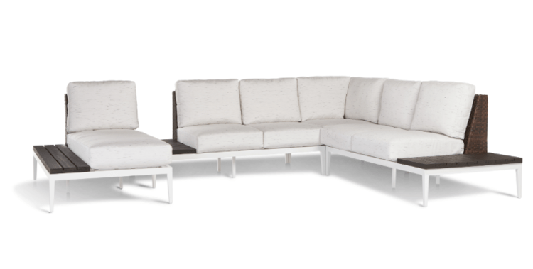 Stevie Sectional L-Shaped Asymmetrical 4pc With Chaise And Side Tables — Boothwyn, PA — Half Price Hot Tubs Stevie Sectional L-Shaped Asymmetrical 4pc With Chaise And Side Tables — Boothwyn, PA — Half Price Hot Tubs