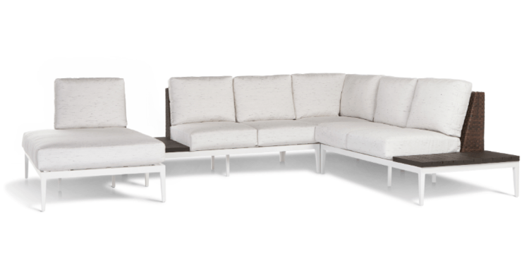 Stevie Sectional L-Shaped Asymmetrical 4pc With Side Tables And Wraparound Chaise — Boothwyn, PA — Half Price Hot Tubs Stevie Sectional L-Shaped Asymmetrical 4pc With Side Tables And Wraparound Chaise — Boothwyn, PA — Half Price Hot Tubs