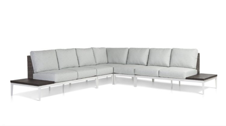 Stevie Sectional L-Shaped Symmetrical 5pc With Side Tables — Boothwyn, PA — Half Price Hot Tubs Stevie Sectional L-Shaped Symmetrical 5pc With Side Tables — Boothwyn, PA — Half Price Hot Tubs