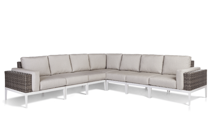 Stevie Sectional L-Shaped Symmetrical 7pc With Bolster Pillows — Boothwyn, PA — Half Price Hot Tubs Stevie Sectional L-Shaped Symmetrical 7pc With Bolster Pillows — Boothwyn, PA — Half Price Hot Tubs
