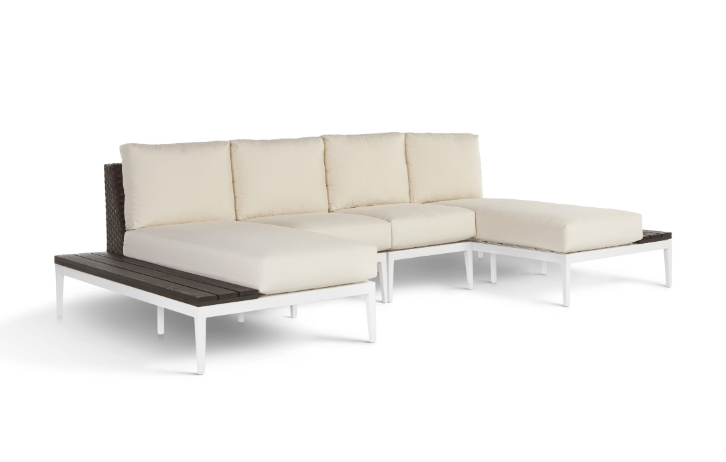 Stevie Sectional U-Shaped 4pc With Chaises And Side Tables — Boothwyn, PA — Half Price Hot Tubs Stevie Sectional U-Shaped 4pc With Chaises And Side Tables — Boothwyn, PA — Half Price Hot Tubs