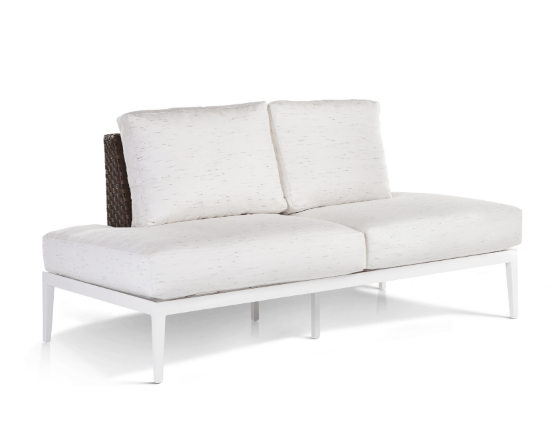 Stevie Loveseat Armless With Wraparound Cushions — Boothwyn, PA — Half Price Hot Tubs