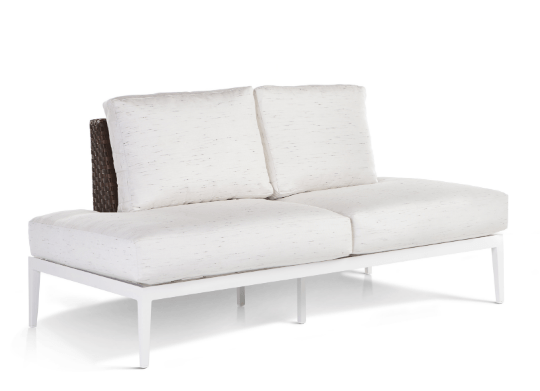 Stevie Loveseat Armless With Wraparound Cushions — Boothwyn, PA — Half Price Hot Tubs