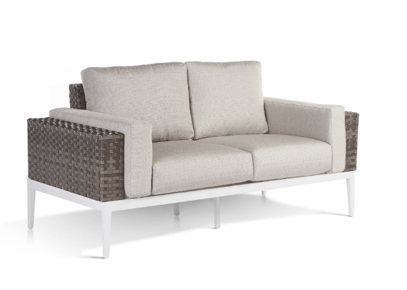 Stevie Loveseat With Arms And Bolster Pillows — Boothwyn, PA — Half Price Hot Tubs