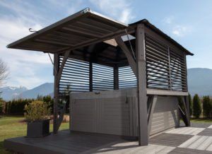 Cabana Roof Extension — Boothwyn, PA — Half Price Hot Tubs Cabana Roof Extension — Boothwyn, PA — Half Price Hot Tubs