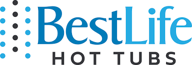 Logo for BestLife Hot Tubs. The word