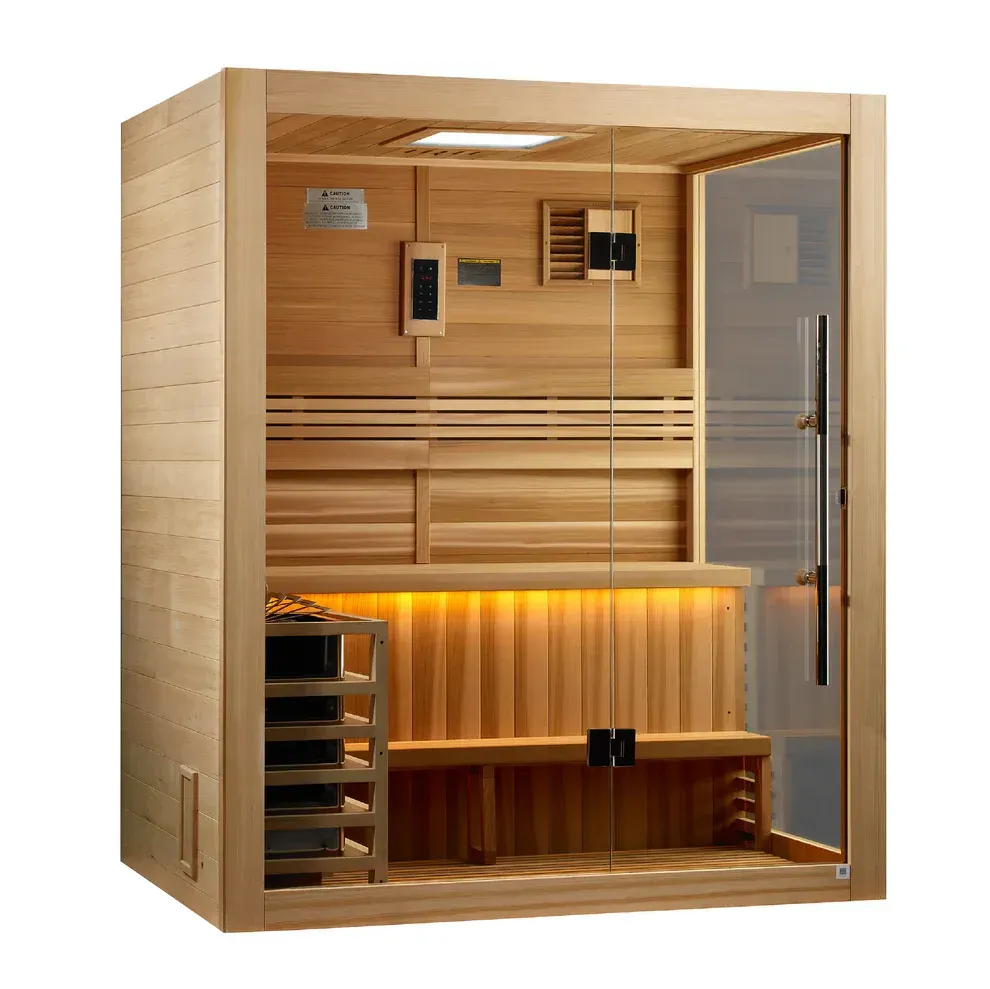 Pro 6 P6-5210-01 Near Zero EMF Far Infrared Sauna Clear Glass 1-2 Person Pro 6 P6-5210-01 Near Zero EMF Far Infrared Sauna Clear Glass 1-2 Person