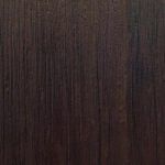 Dark brown wood grain texture with vertical lines.
