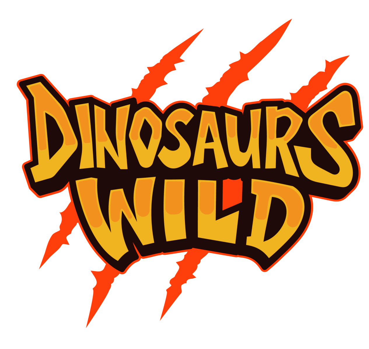 Dinosaurs Wild claw logo