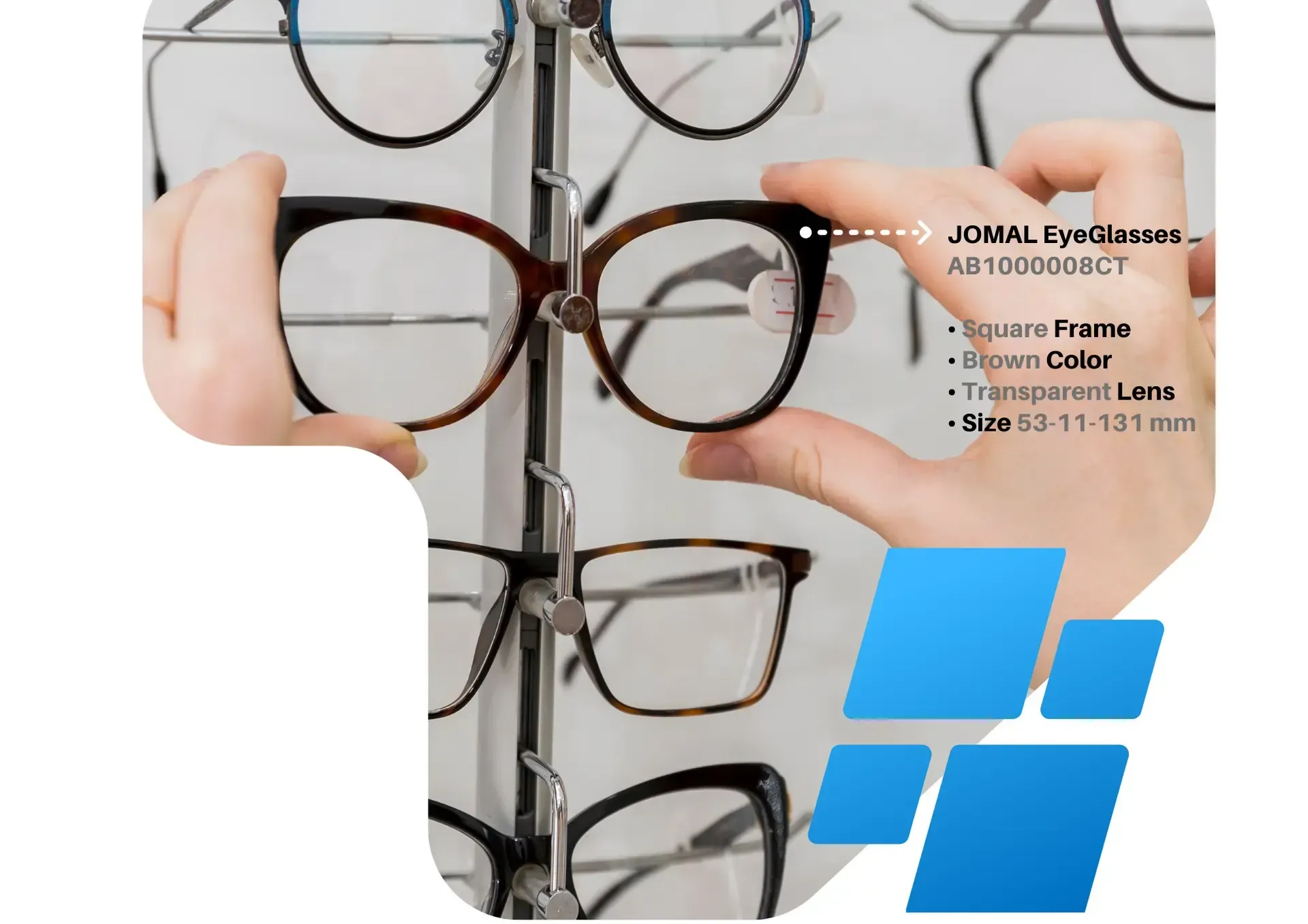 Keeping track optical product attributes variant