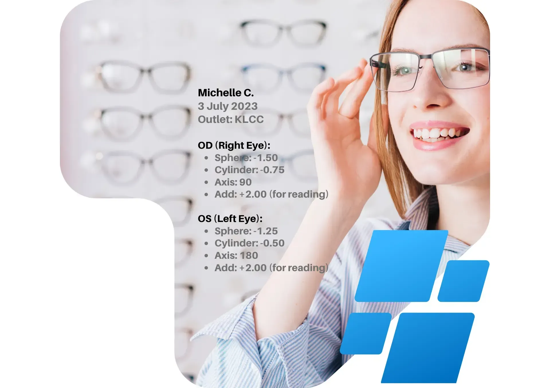Manage customer profiles, RX prescriptions, and purchase histories