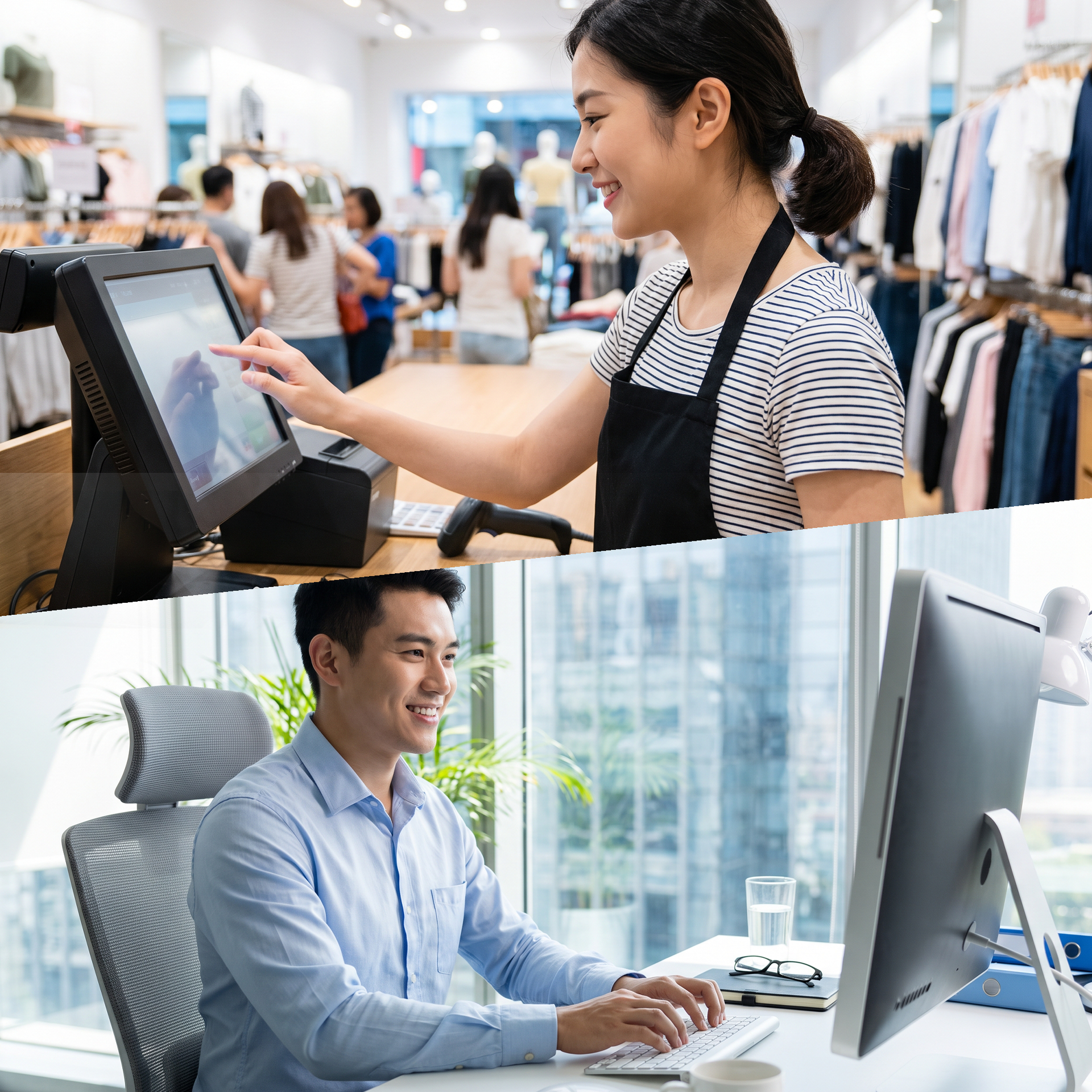 Manage retail customer database at Goldsoft ERP system