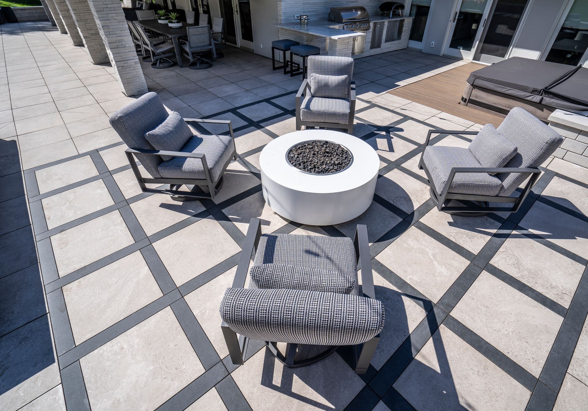 A professional landscaping job with stone path and stone steps. | Dreamscapes, Inc | Lincoln, NE A professional landscaping job with stone path and stone steps. | Dreamscapes, Inc | Lincoln, NE