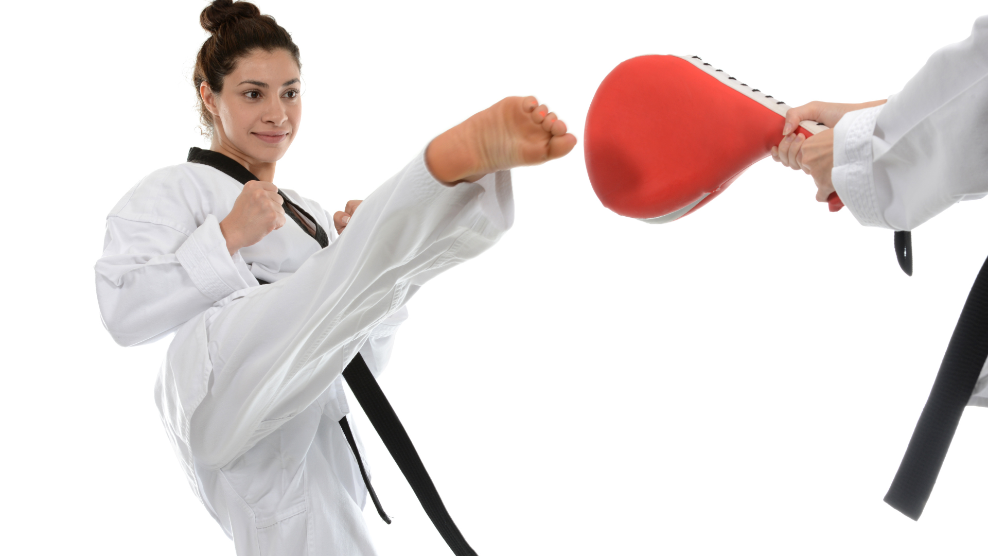 adult martial arts fitness kicking drill training