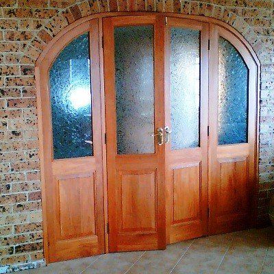 arched French door