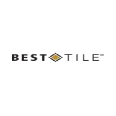 Best Tile logo in black text with a gold diamond icon on a white background