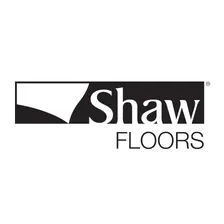 Shaw Floors logo in black and white