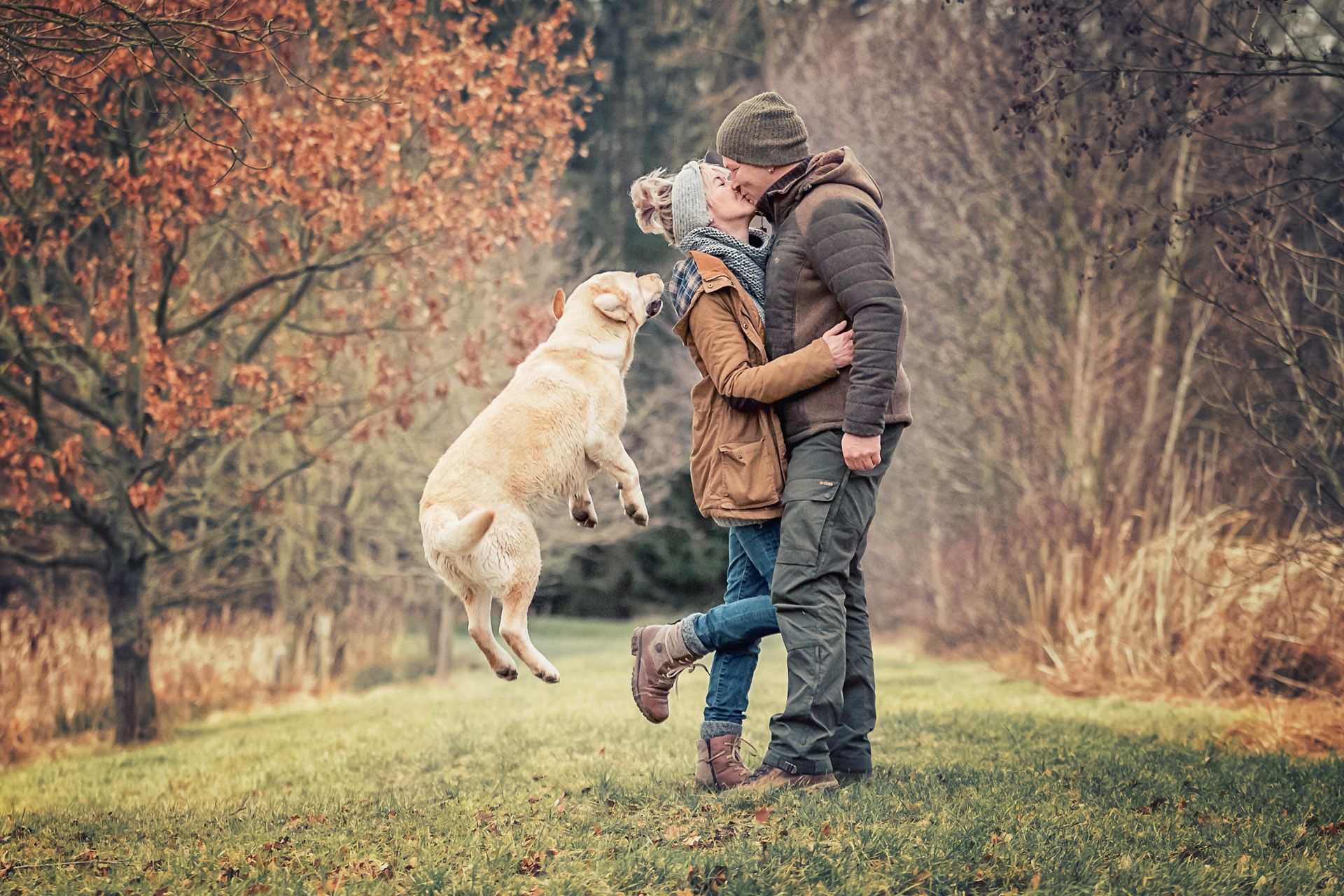 Hund-Mensch-Fotoshooting