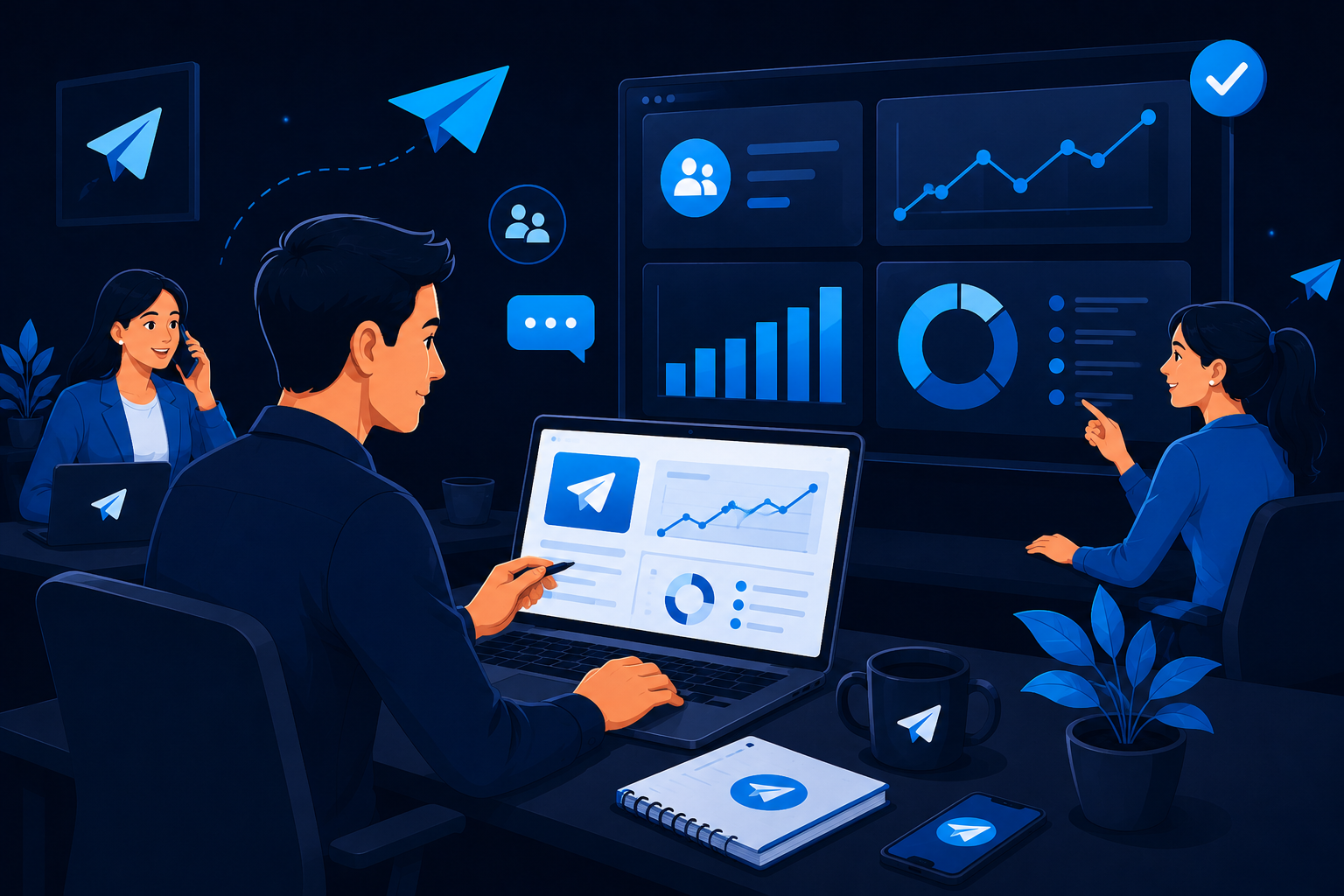Steps for Telegram ad onboarding with campaign optimization support after hiring a Telegram agency