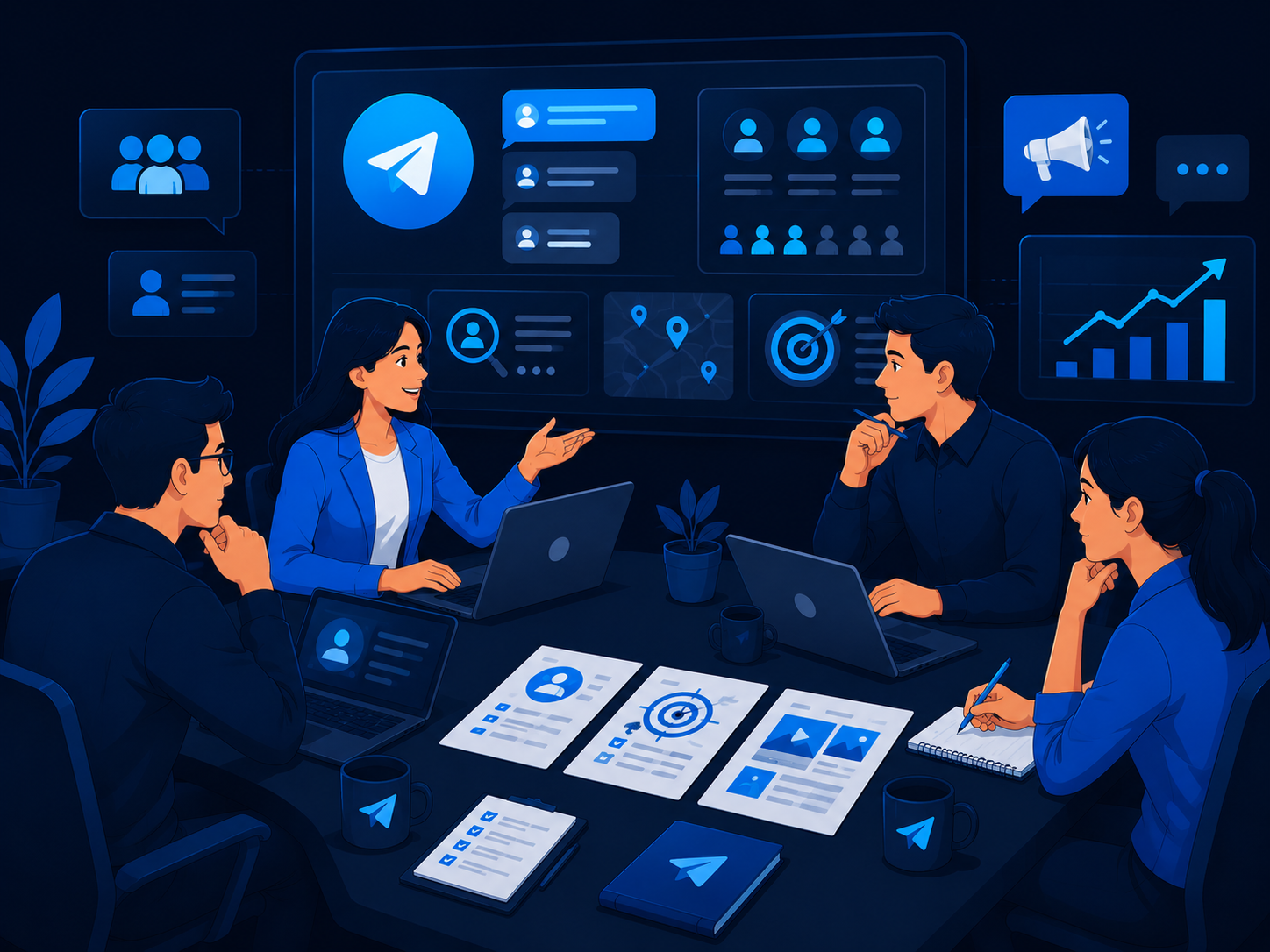 Initial process when starting with Telegram Ads agency campaign optimization and growth