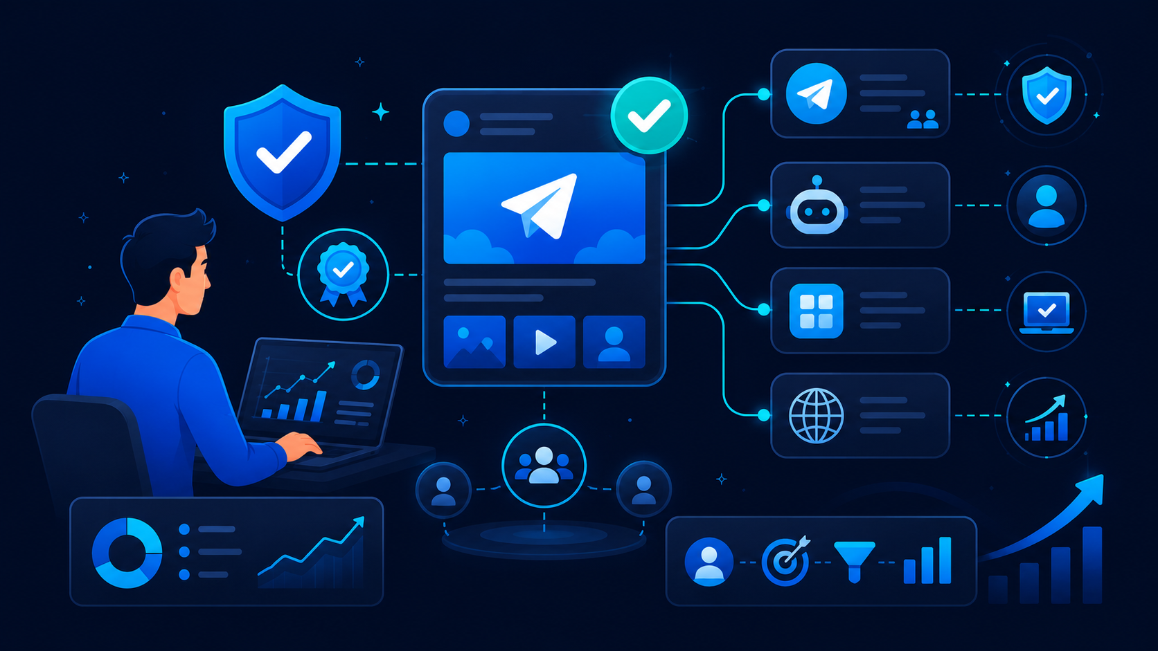 Telegram ad policy administration supporting compliant campaigns, ad approvals, and long-term advertising performance.