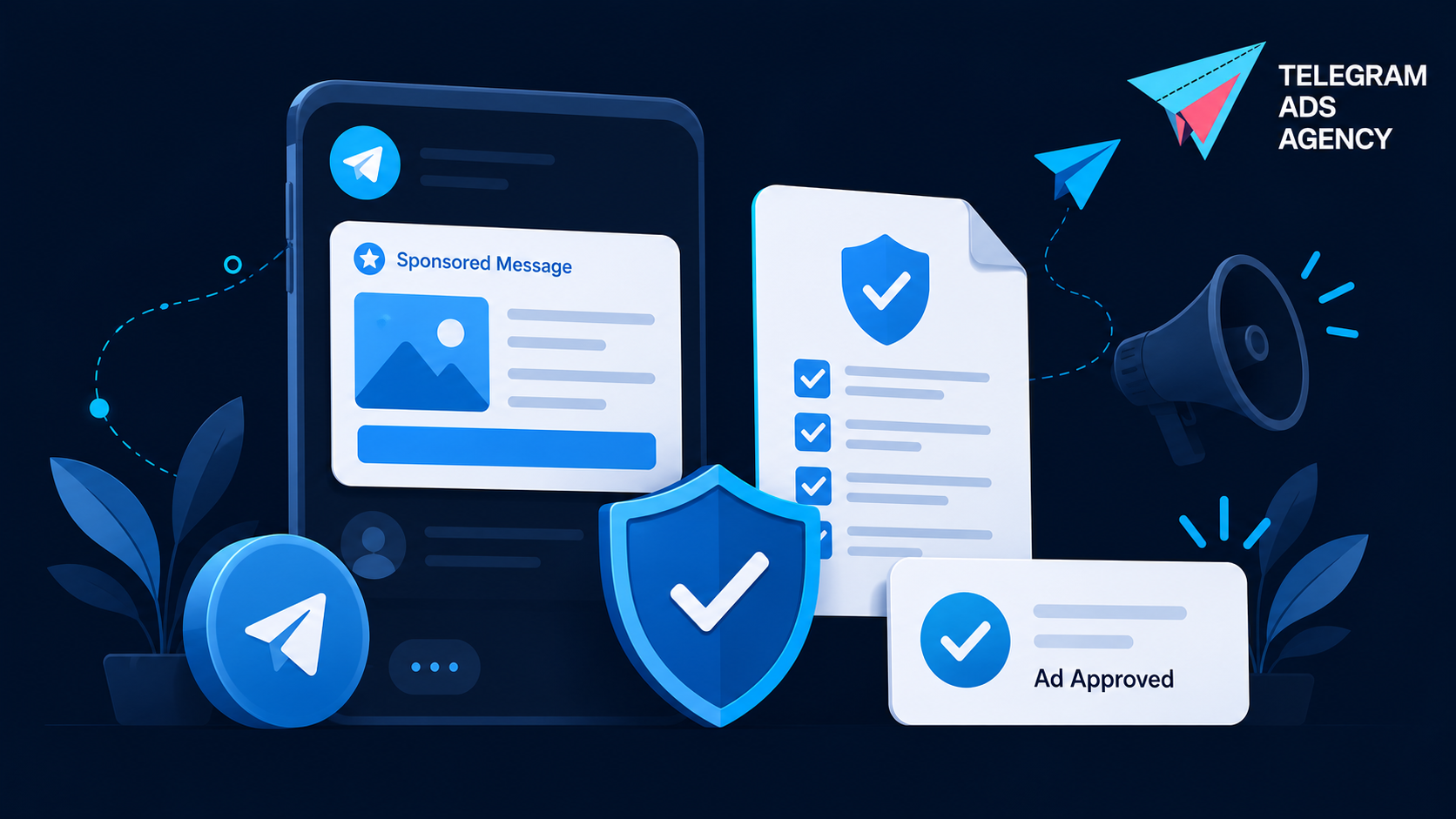 Overview of Telegram ad policies showing compliant advertising guidelines and approval process