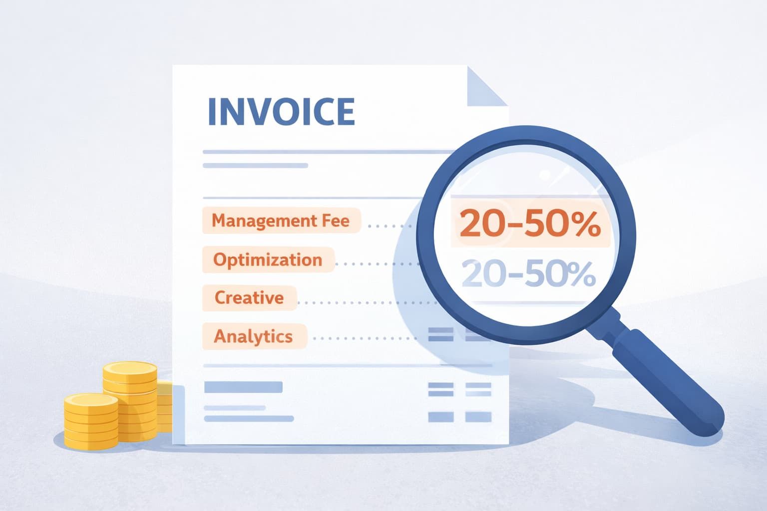 Telegram Advertising Agency Pricing Plans visual explaining agency fees, optimization costs, and campaign billing review