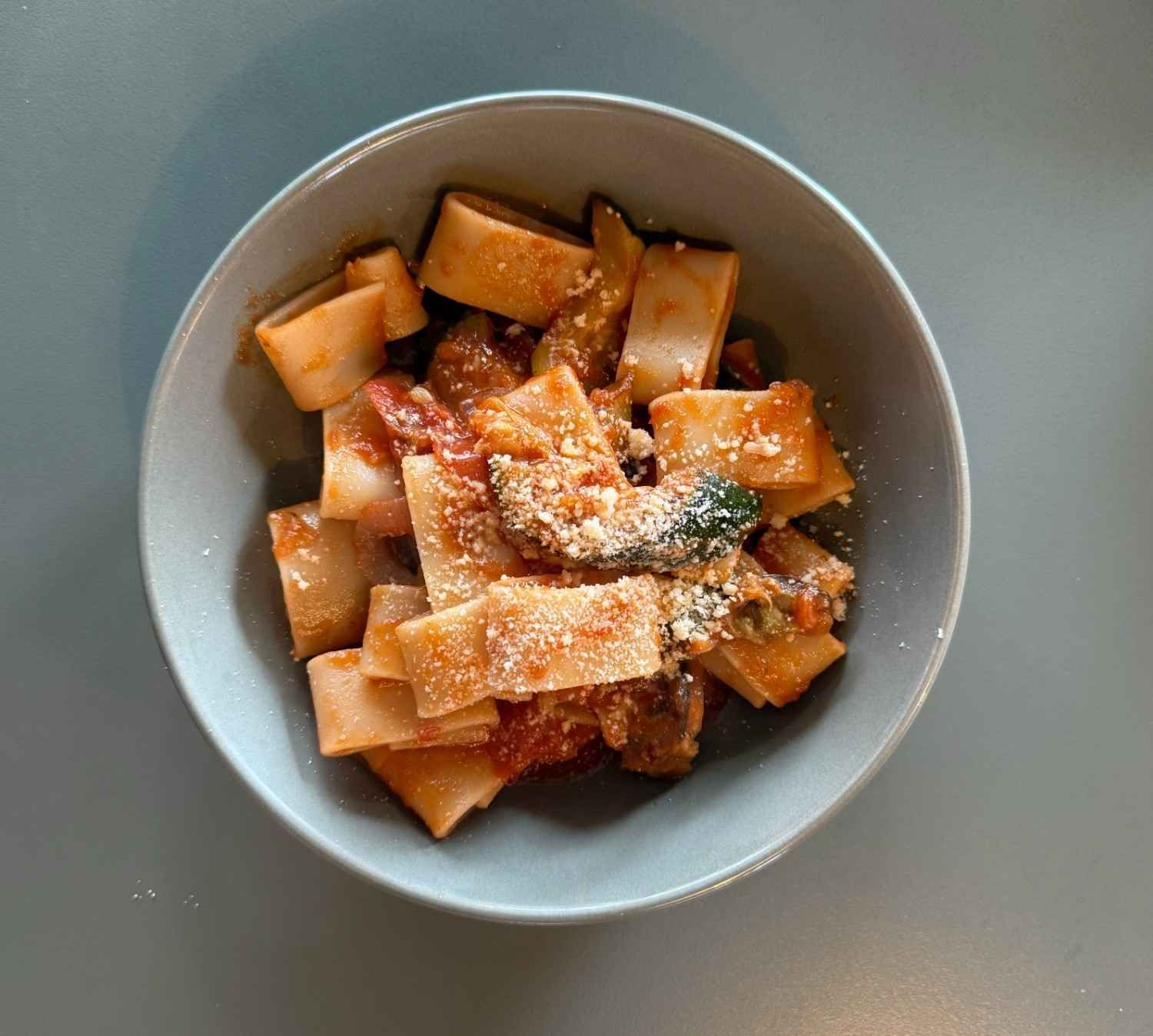 paccheri ortolana