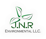 J.N.R Environmental LLC logo with green leaf graphic and stylized text on white background