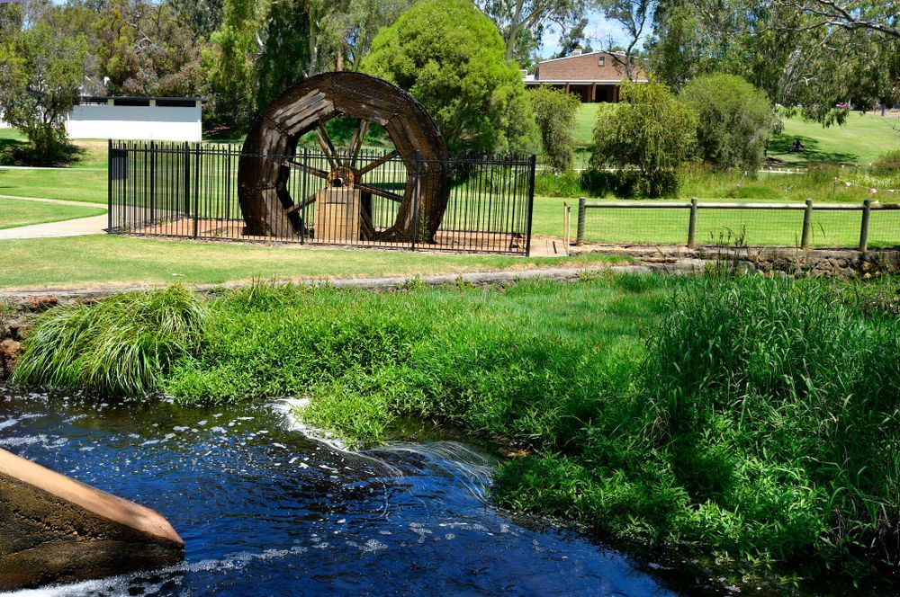 Australia, Gingin Village, Old Water Wheel and Gingin — D-Scapes Landscaping Services Pty Ltd in Pacific Palms, NSW